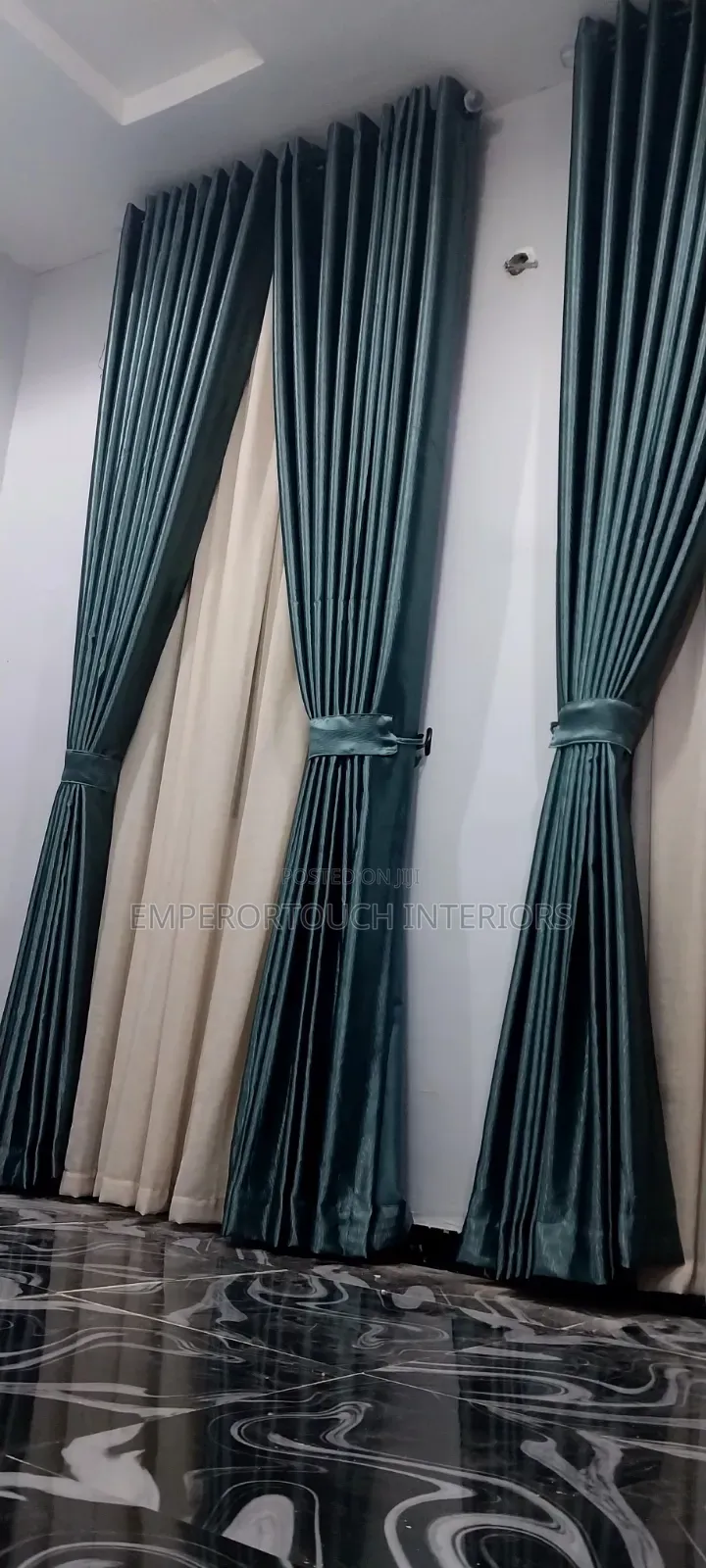Green Curtain for Bedroom