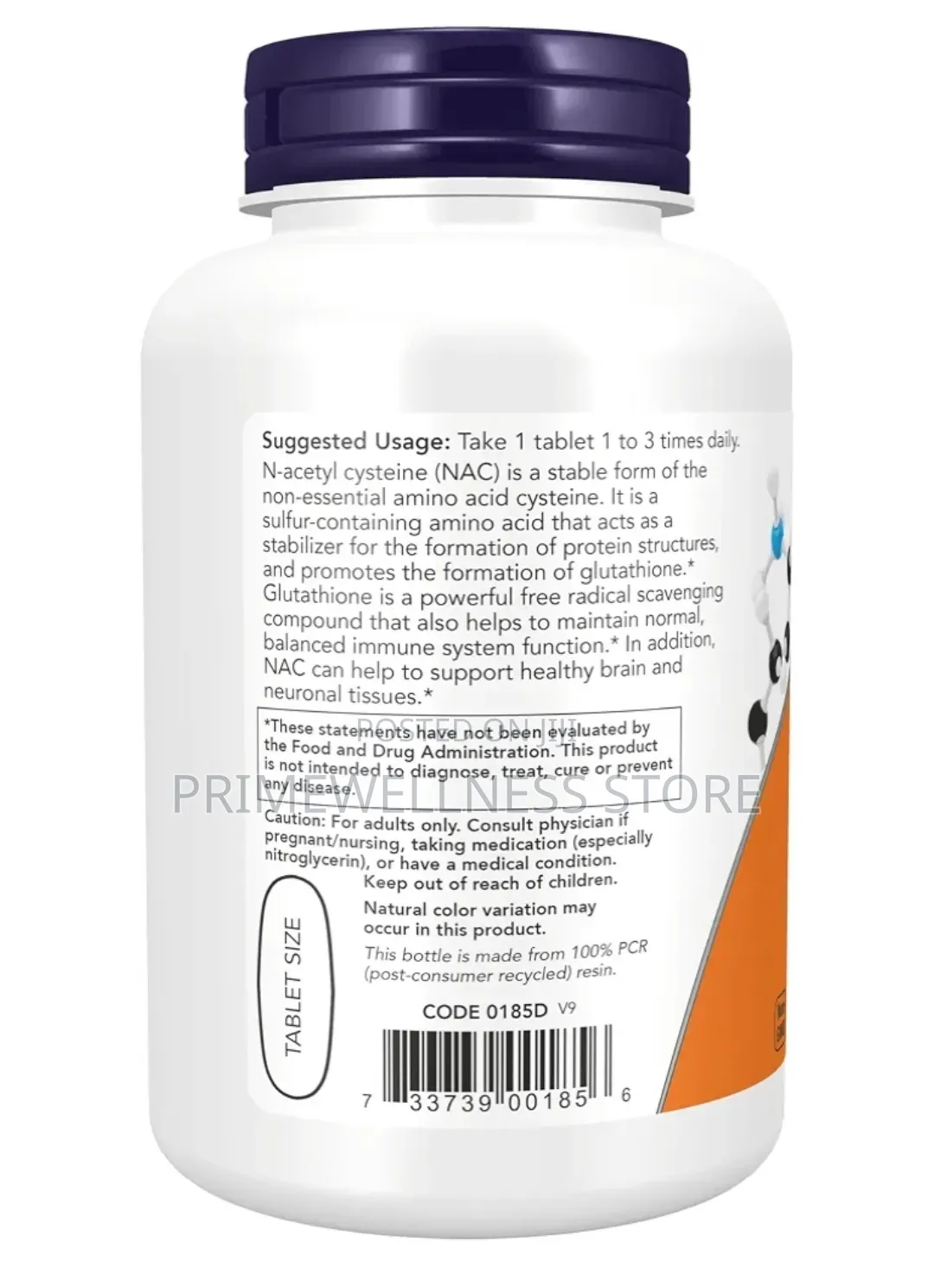 Nac 1000mg 120 Capsules