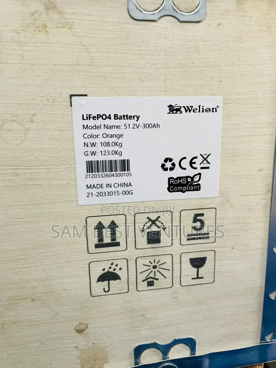 15kwh 51.2v Welion Solar Lithium Batteries