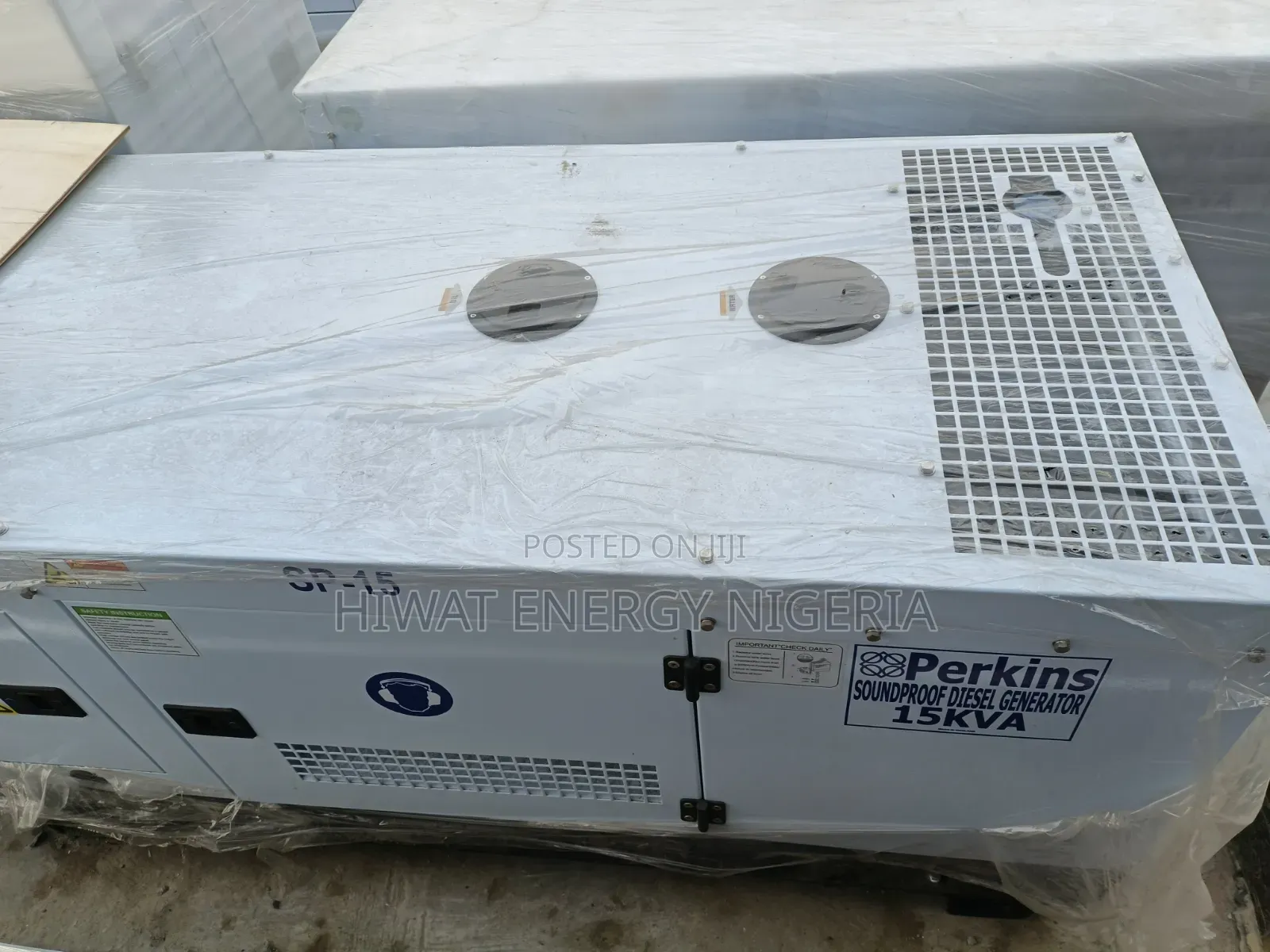 15kVA Perkins Generator With Soundproof Canopy