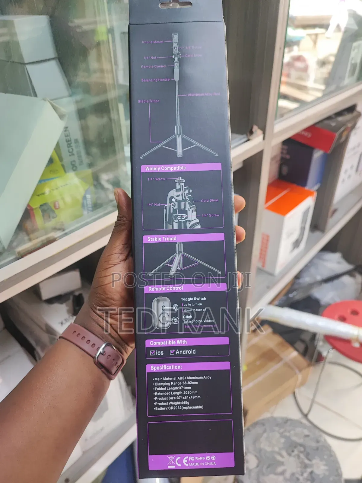 C08 Stable Selfie Stick Tripod