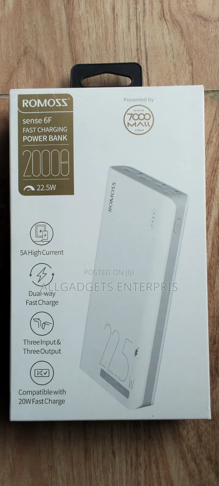 Romoss 20000mah.22.5W