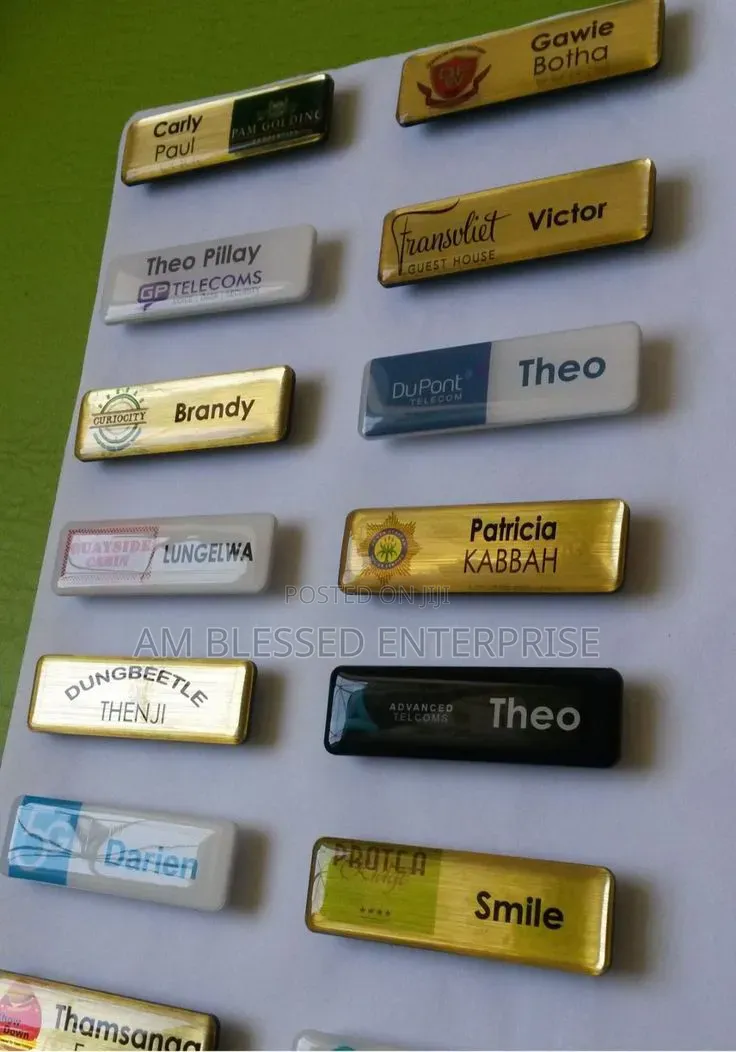 Company Custom Name Tag