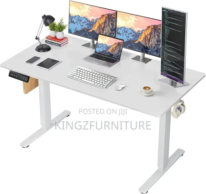 Single Motor Electric Desk 140x60 Cm