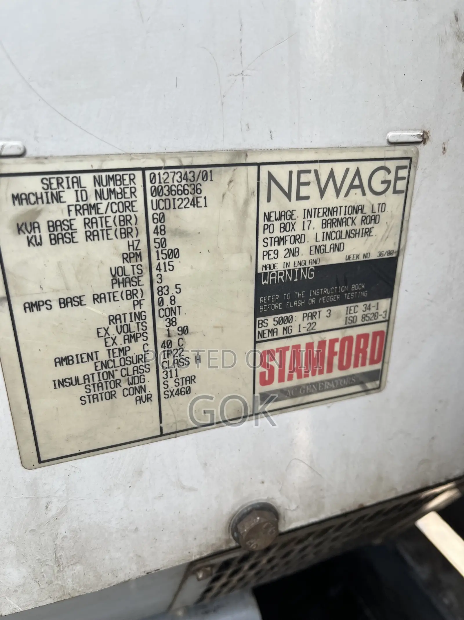 60kva Generator for Rent