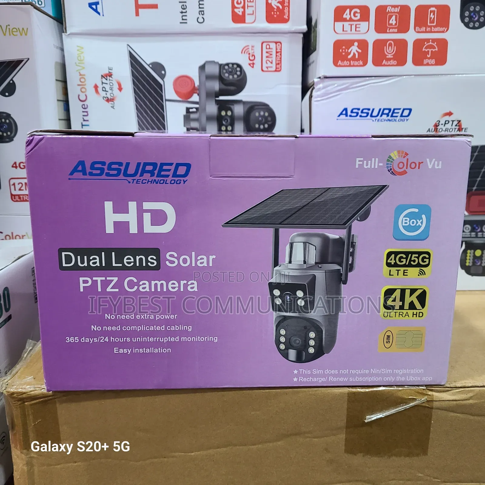 Ubox SD650 Dual Lens CCTV Camera