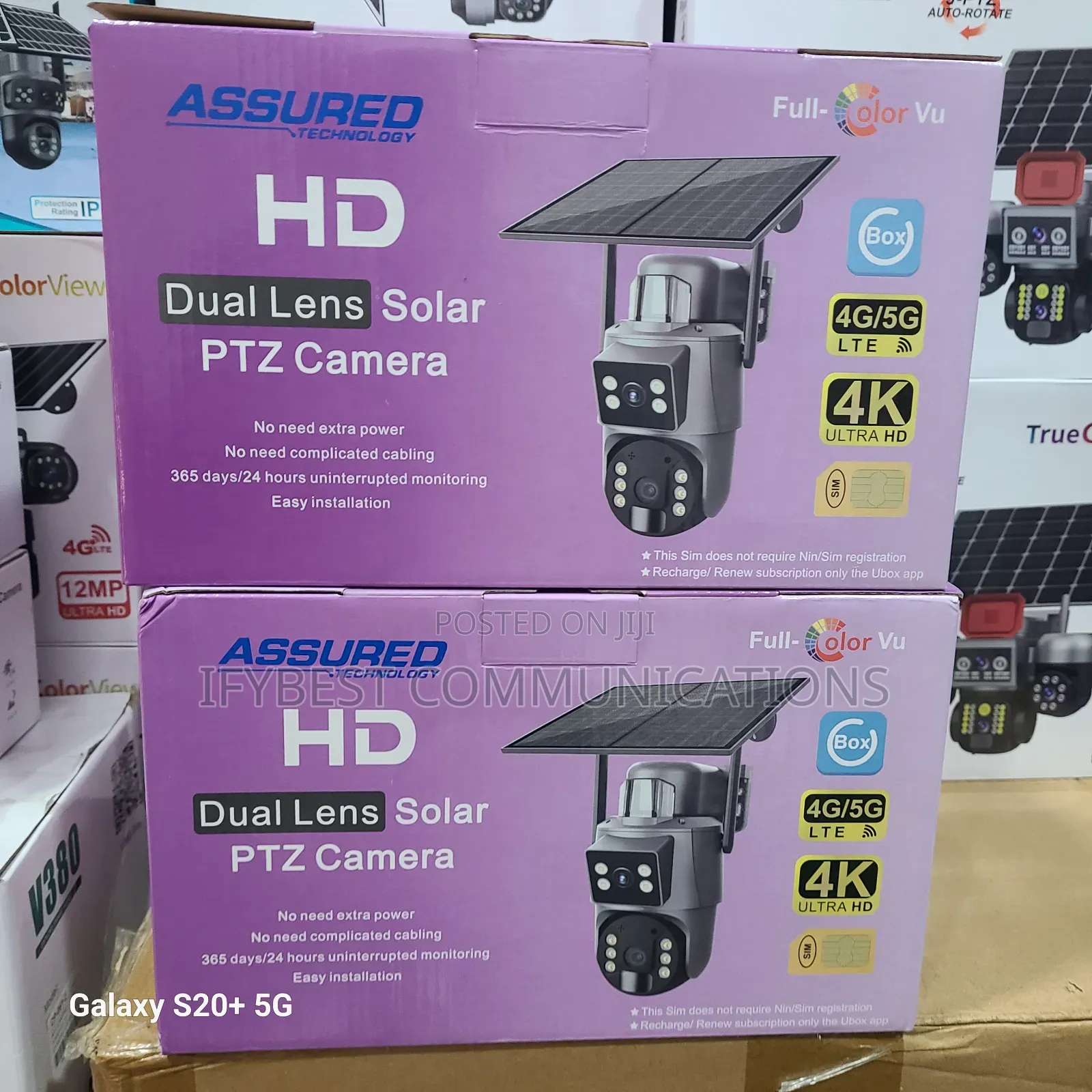 Ubox SD650 Dual Lens CCTV Camera