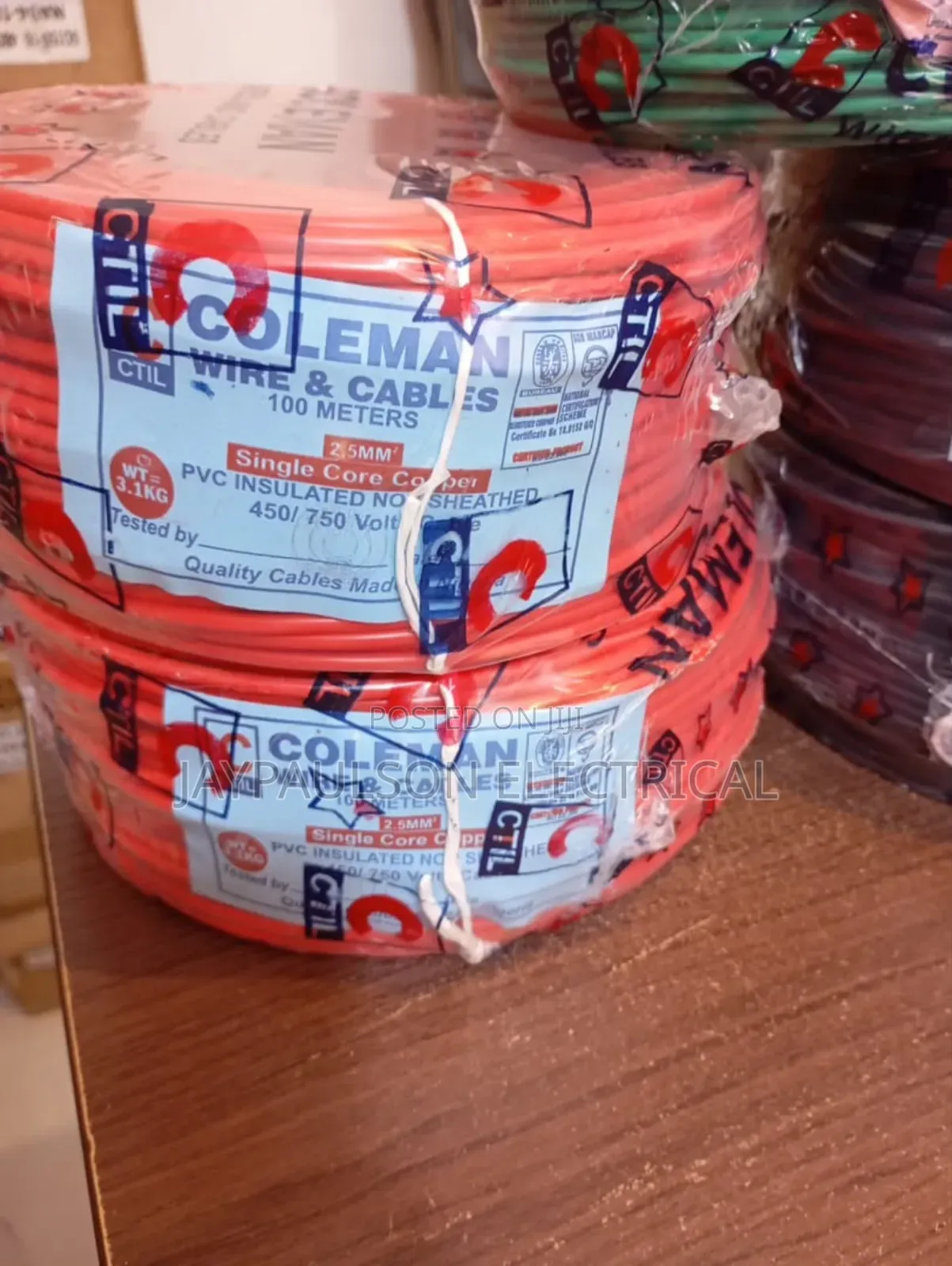Single Original Coleman Nigeria Wires