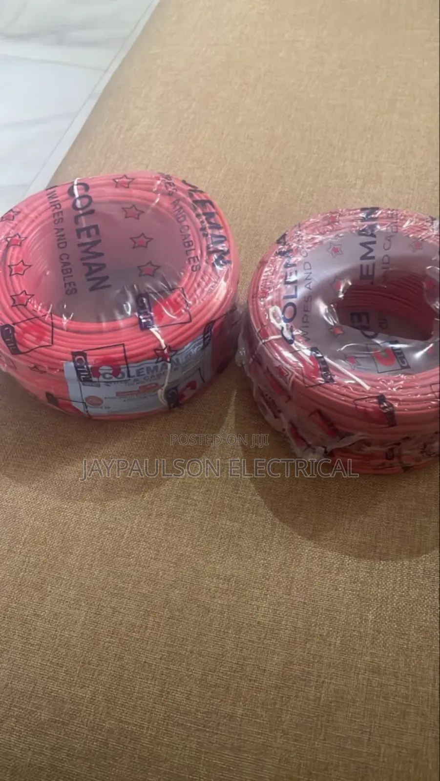 Single Original Coleman Nigeria Wires