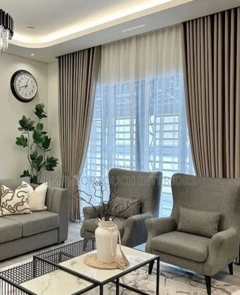 Beige Curtain Luxury Homes