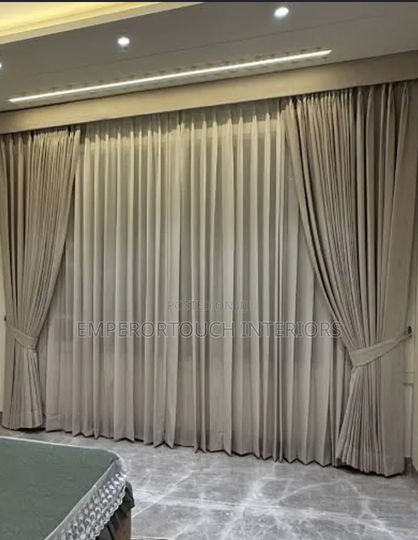 Brown Italian Luxury Curtain