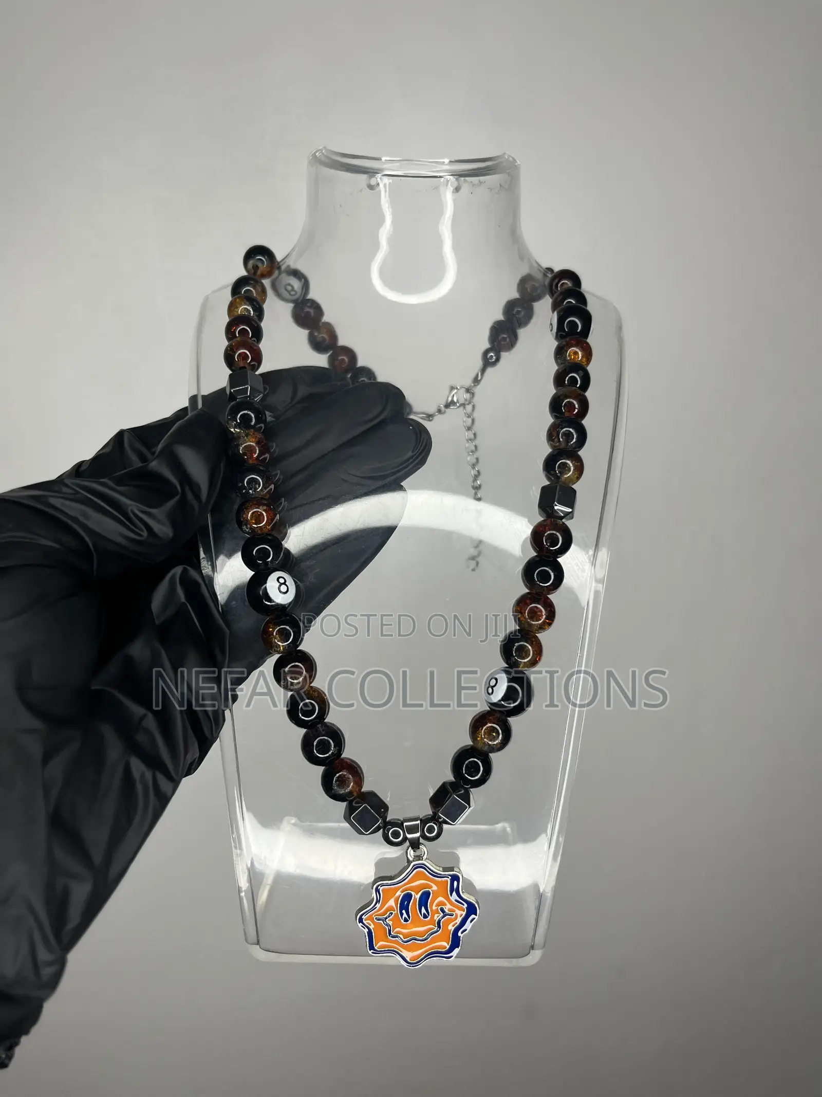Smiley Face Beads Necklace