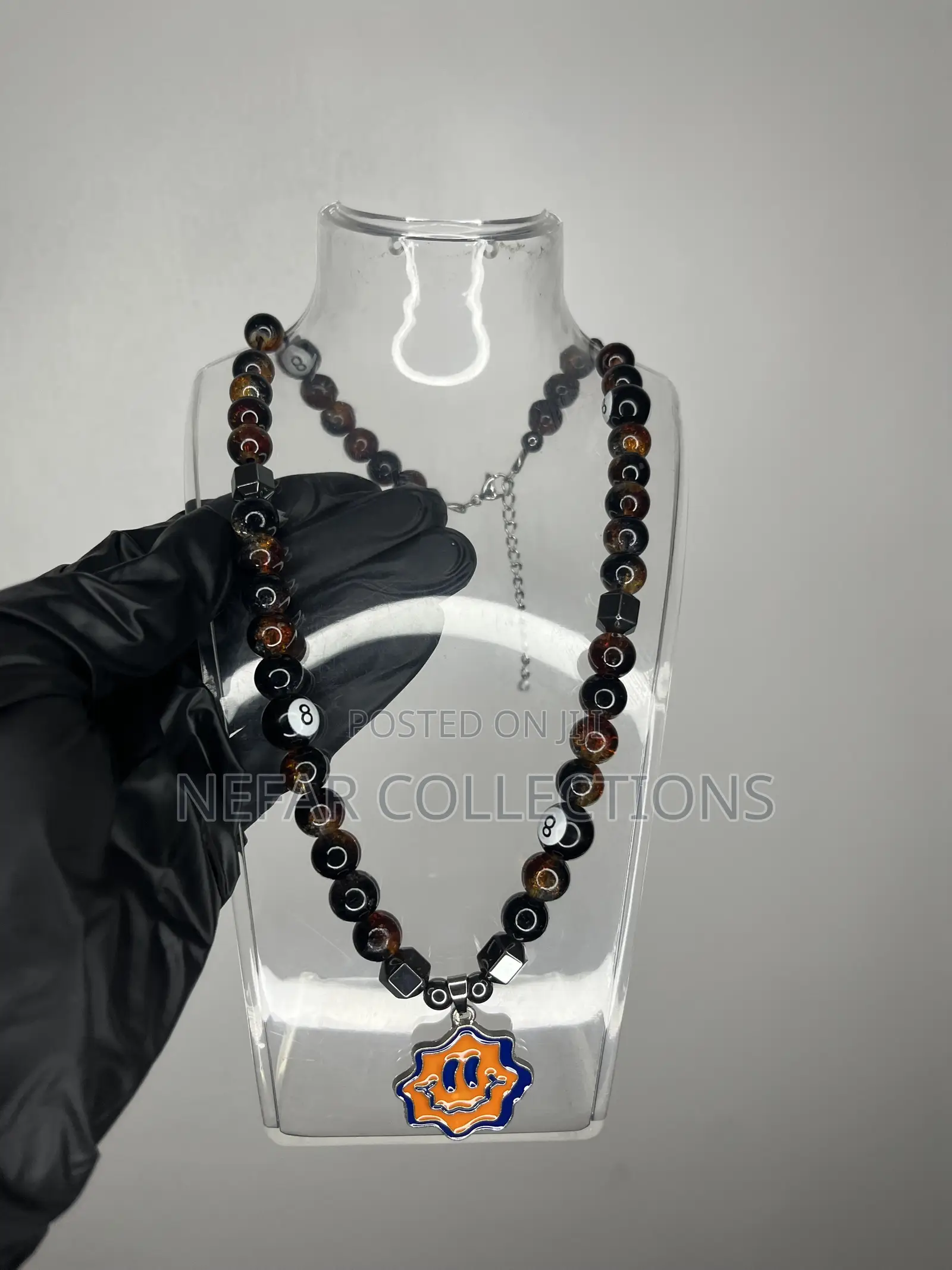 Smiley Face Beads Necklace