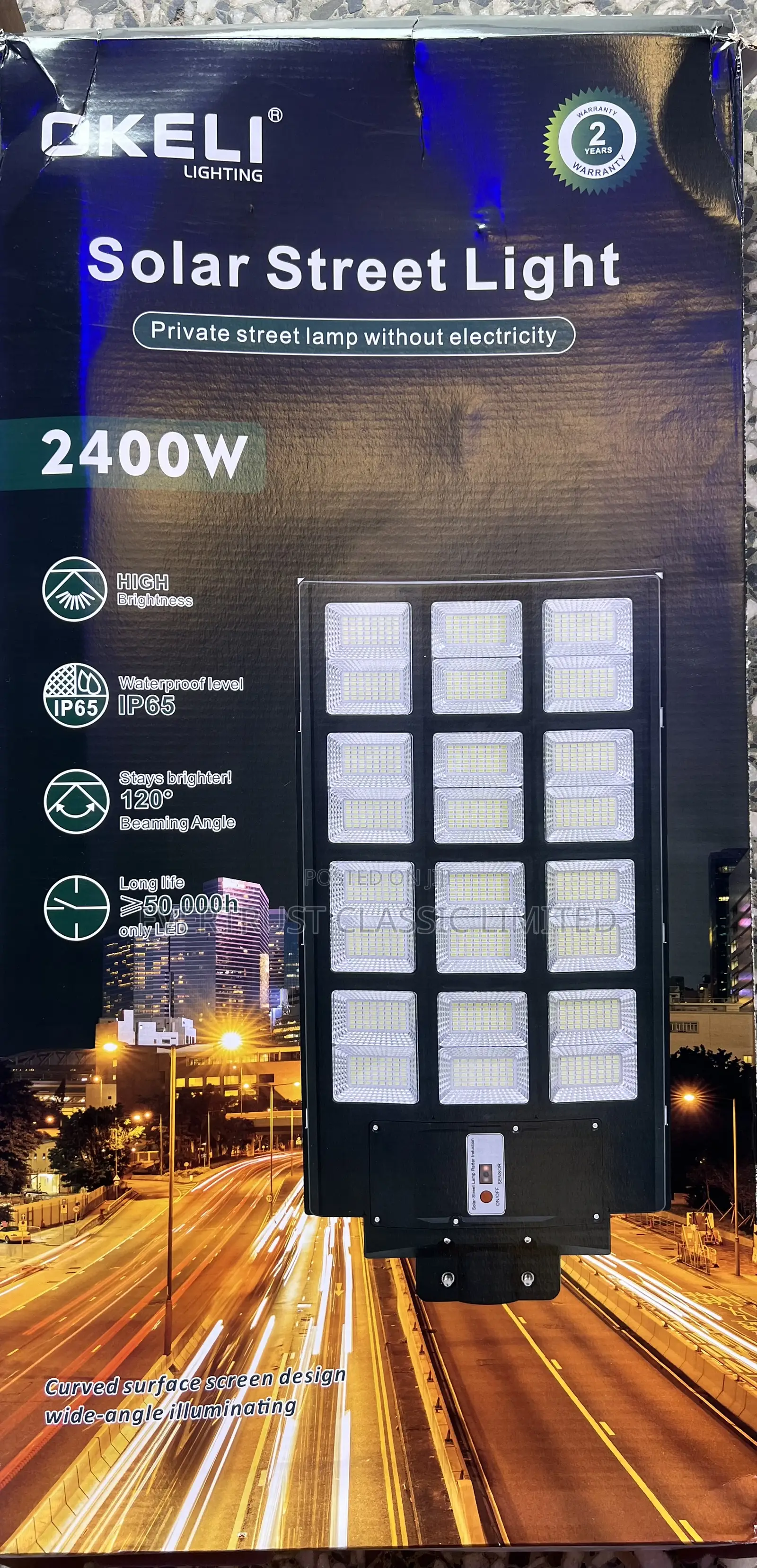 Okeli 3000w Solar Street Light
