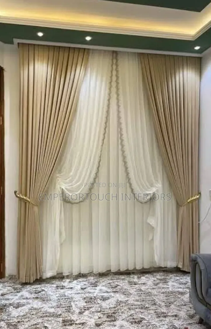 Luxury Cream Turkish Curtain
