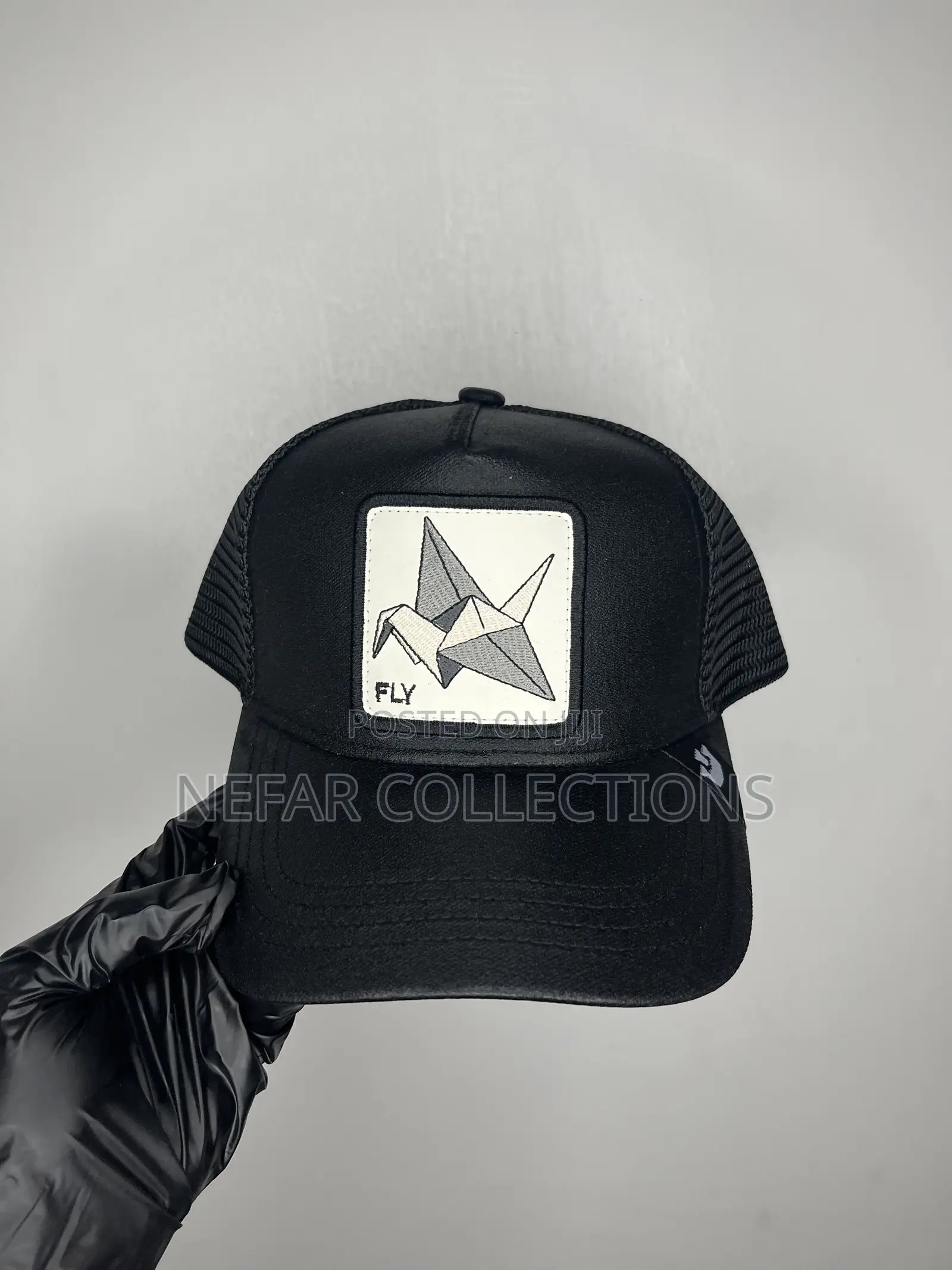 The Farm Truckers Face Cap - Black