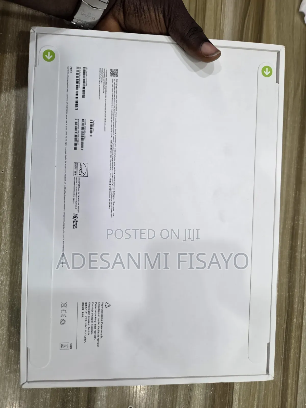 New Laptop Apple MacBook Air 2026 M5 16GB Apple M5 SSD 512GB