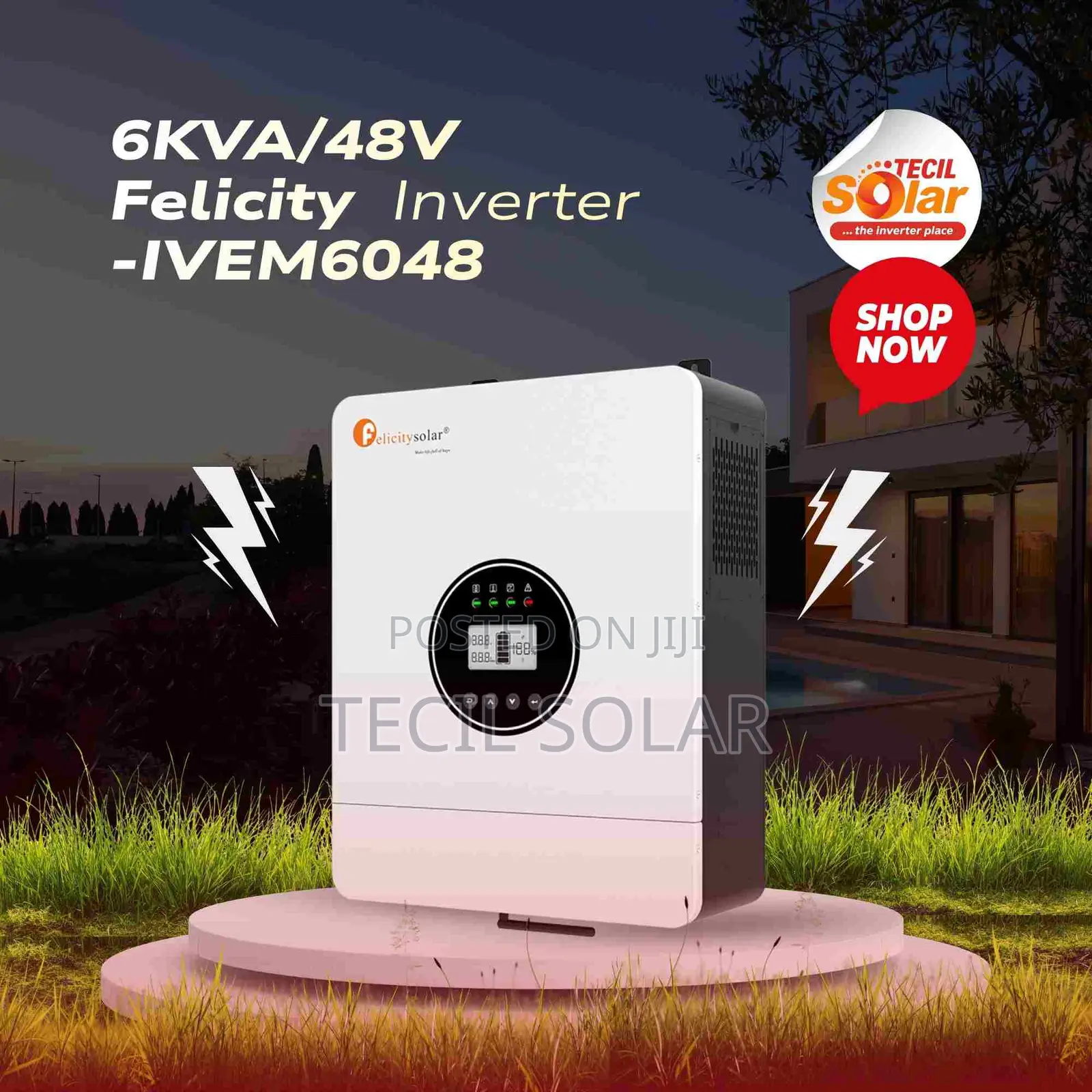 6kva/48v Felicity Inverter -IVEM6048