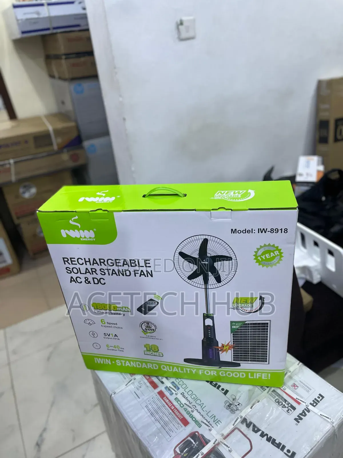 IWIN Solar Fan for Home and Office