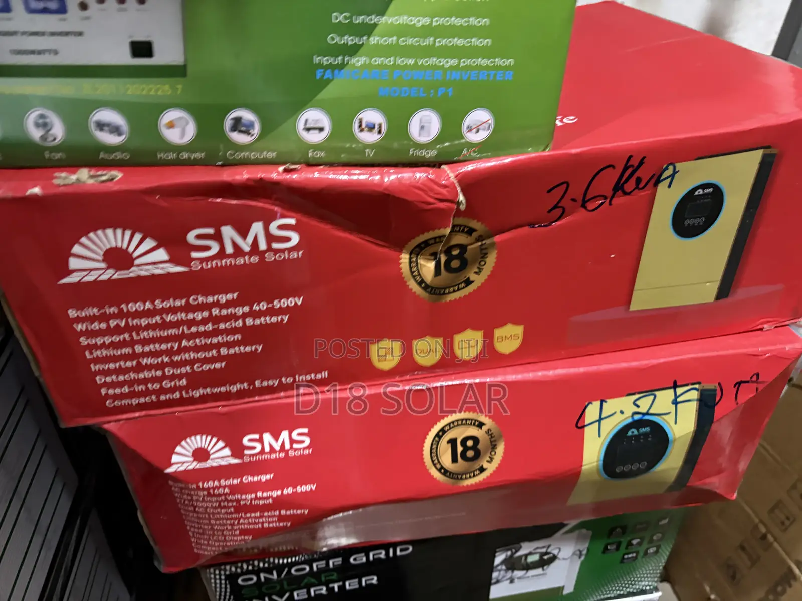 3.6kva 24v 100ah MPPT SMS Inverter