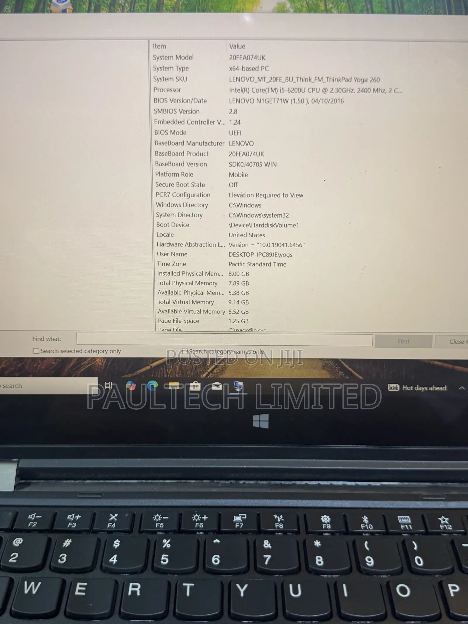 Laptop Lenovo Yoga 260 8GB Intel Core i5 SSD 256GB