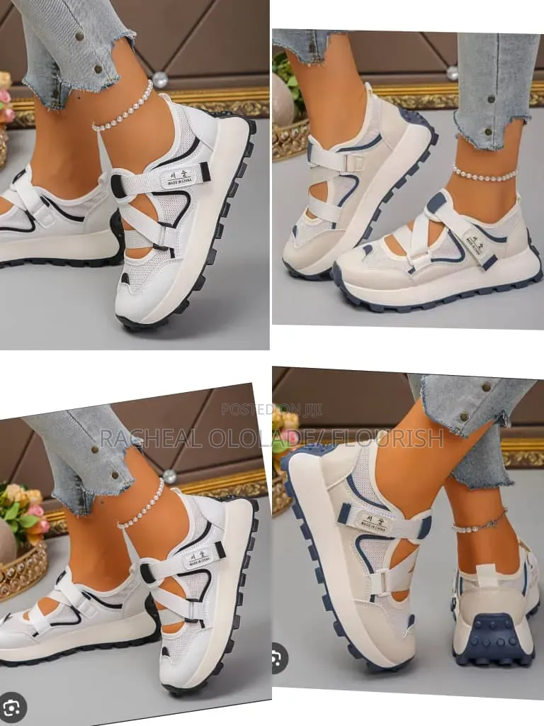 Elegant Female White Sneakers