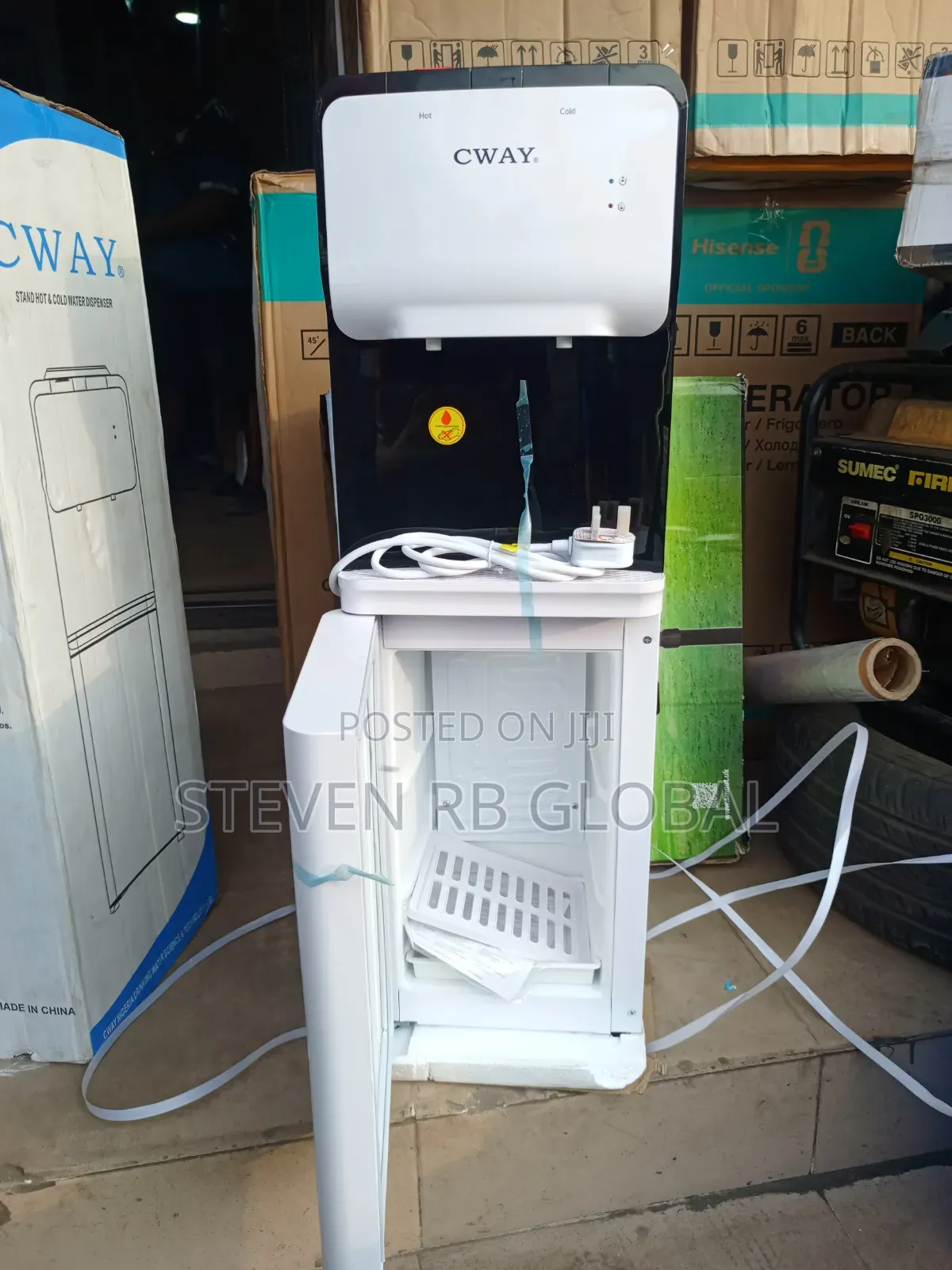 CWAY Hot Cold Water Dispenser With Refrigerator | YLR2.0-5 (BYB53)