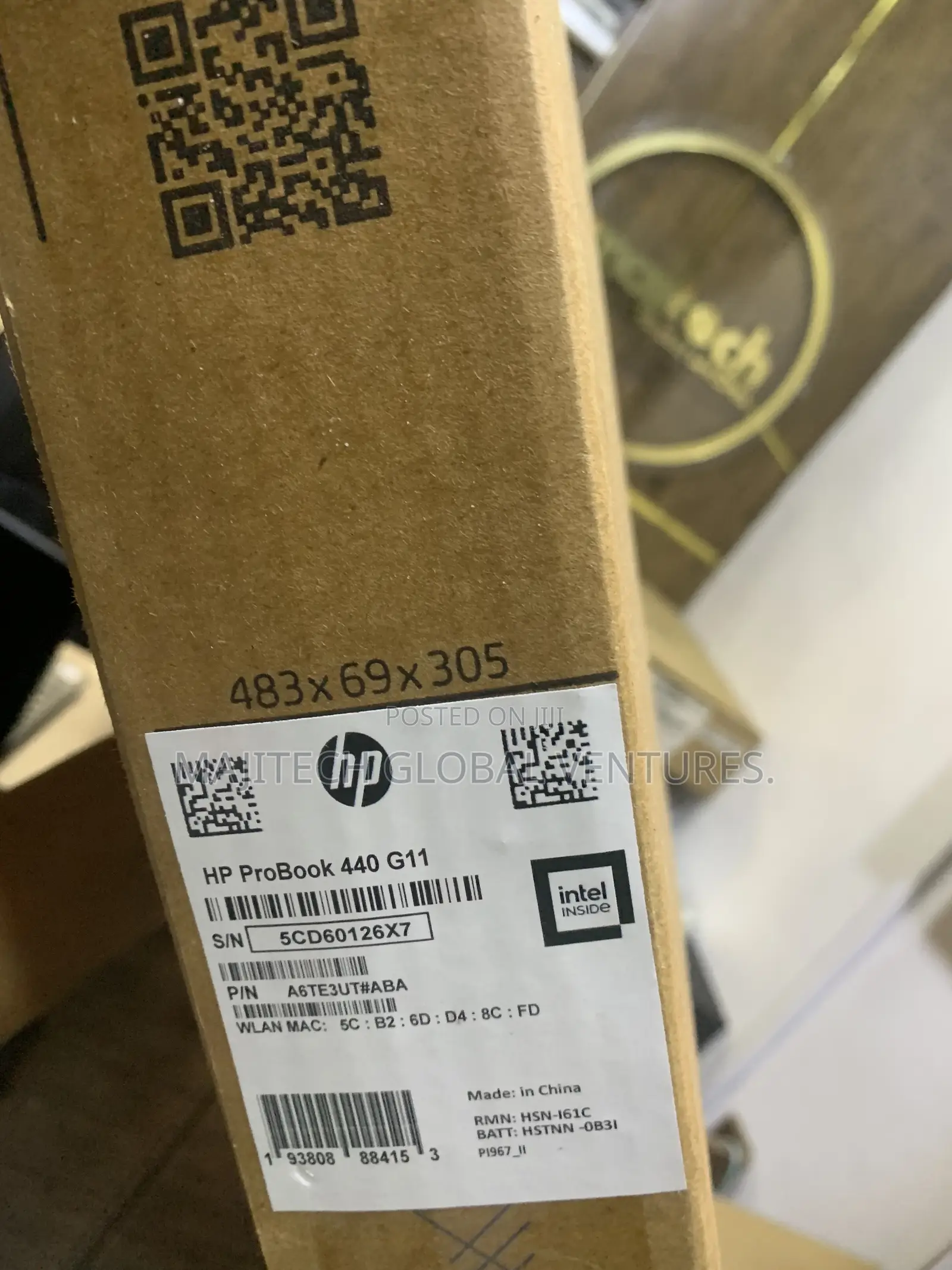 New Laptop HP ProBook 440 8GB Intel Core Ultra 5 SSD 512GB