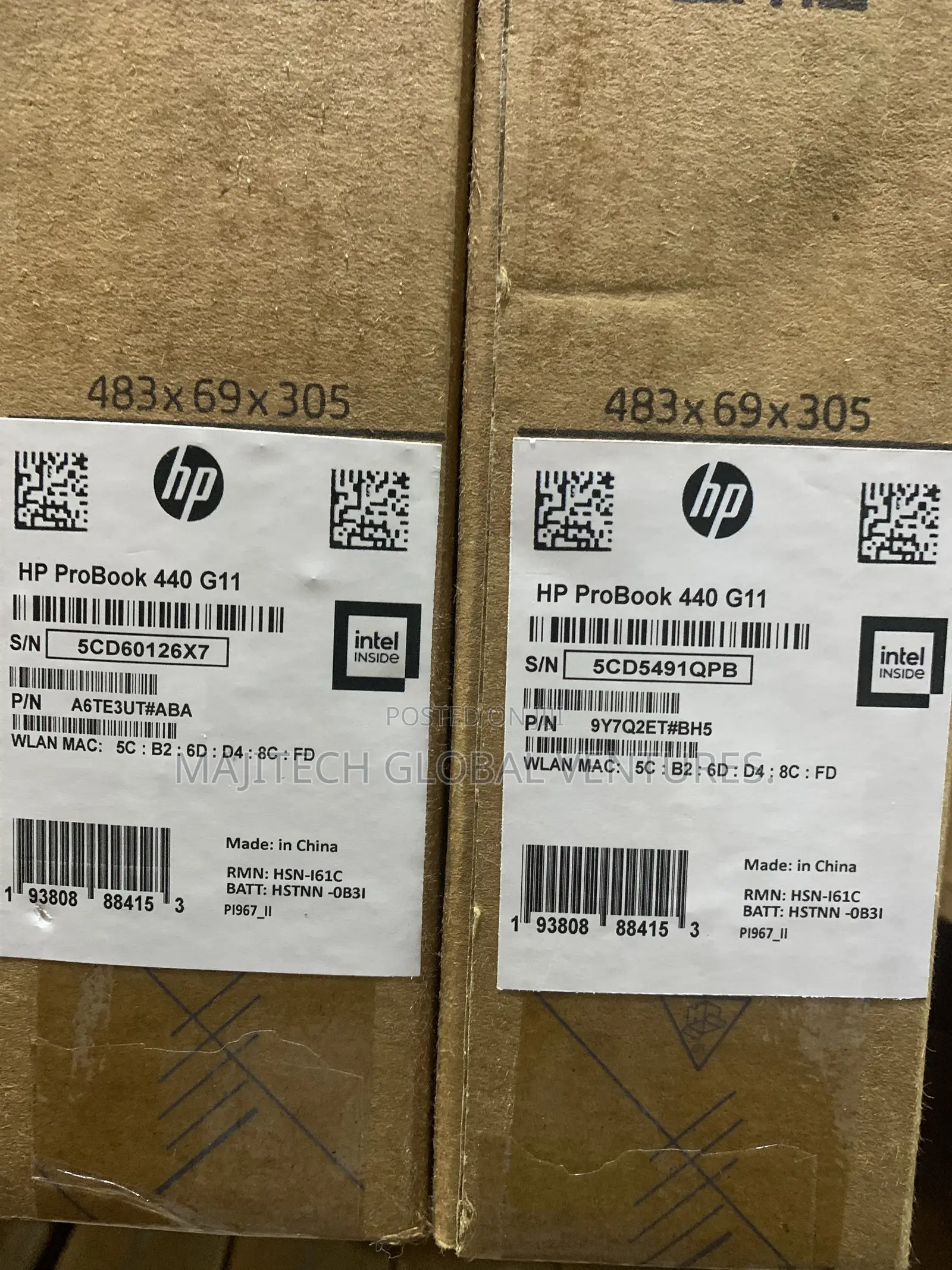New Laptop HP ProBook 440 8GB Intel Core Ultra 5 SSD 512GB