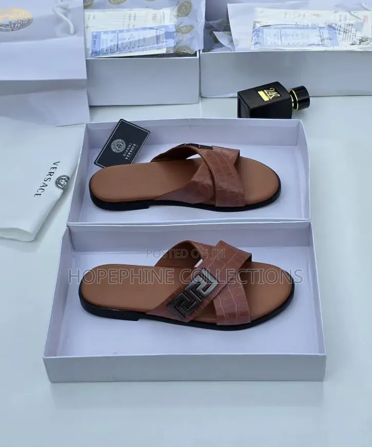 Premium Men's Palm Slippers