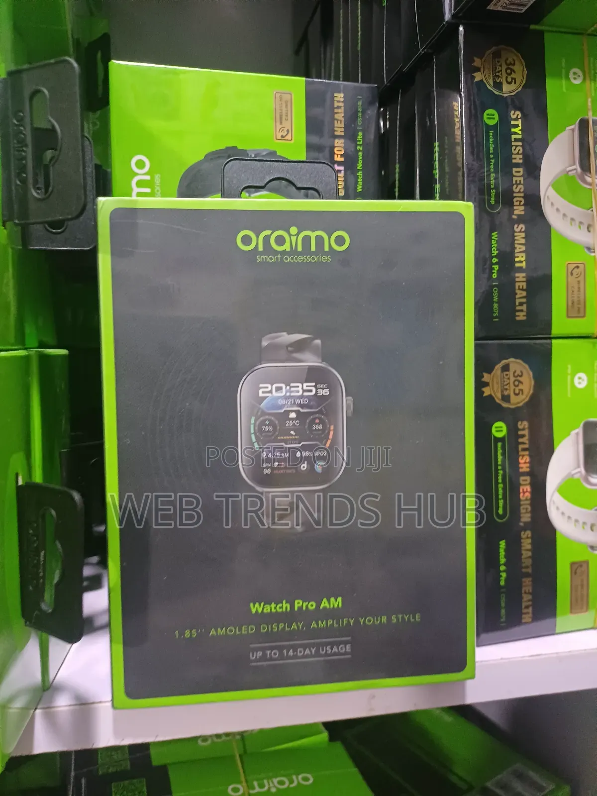 Oraimo Watch Pro AM (OSW-811H) - AMOLED Screen Health Tracker