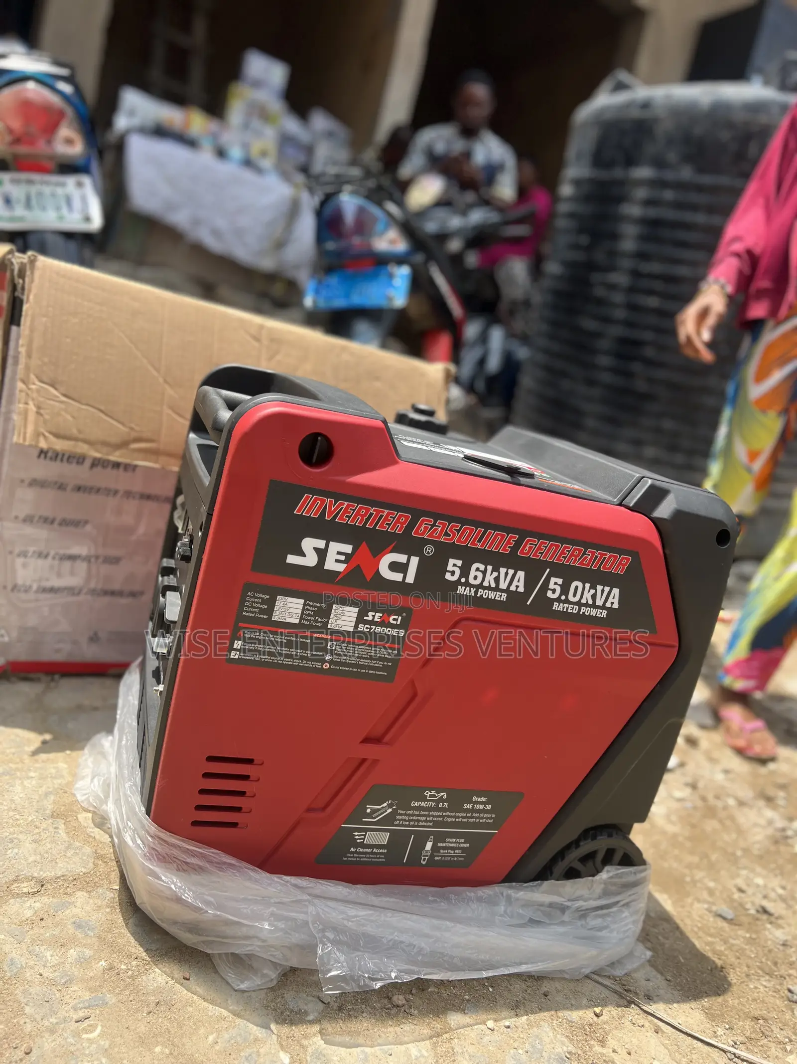 SENCI SC7800iES 5.6KVA Inverter Generator