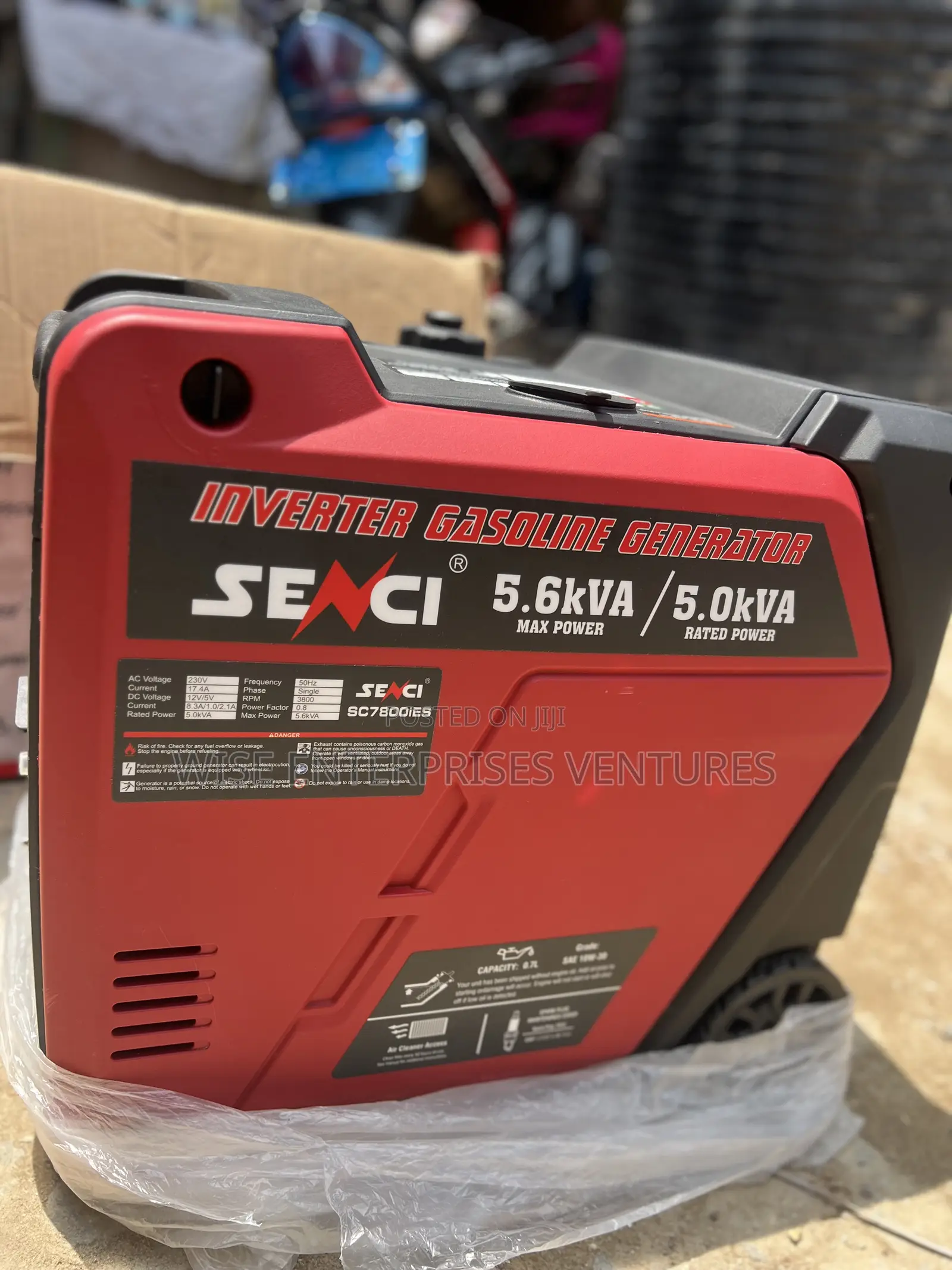 SENCI SC7800iES 5.6KVA Inverter Generator