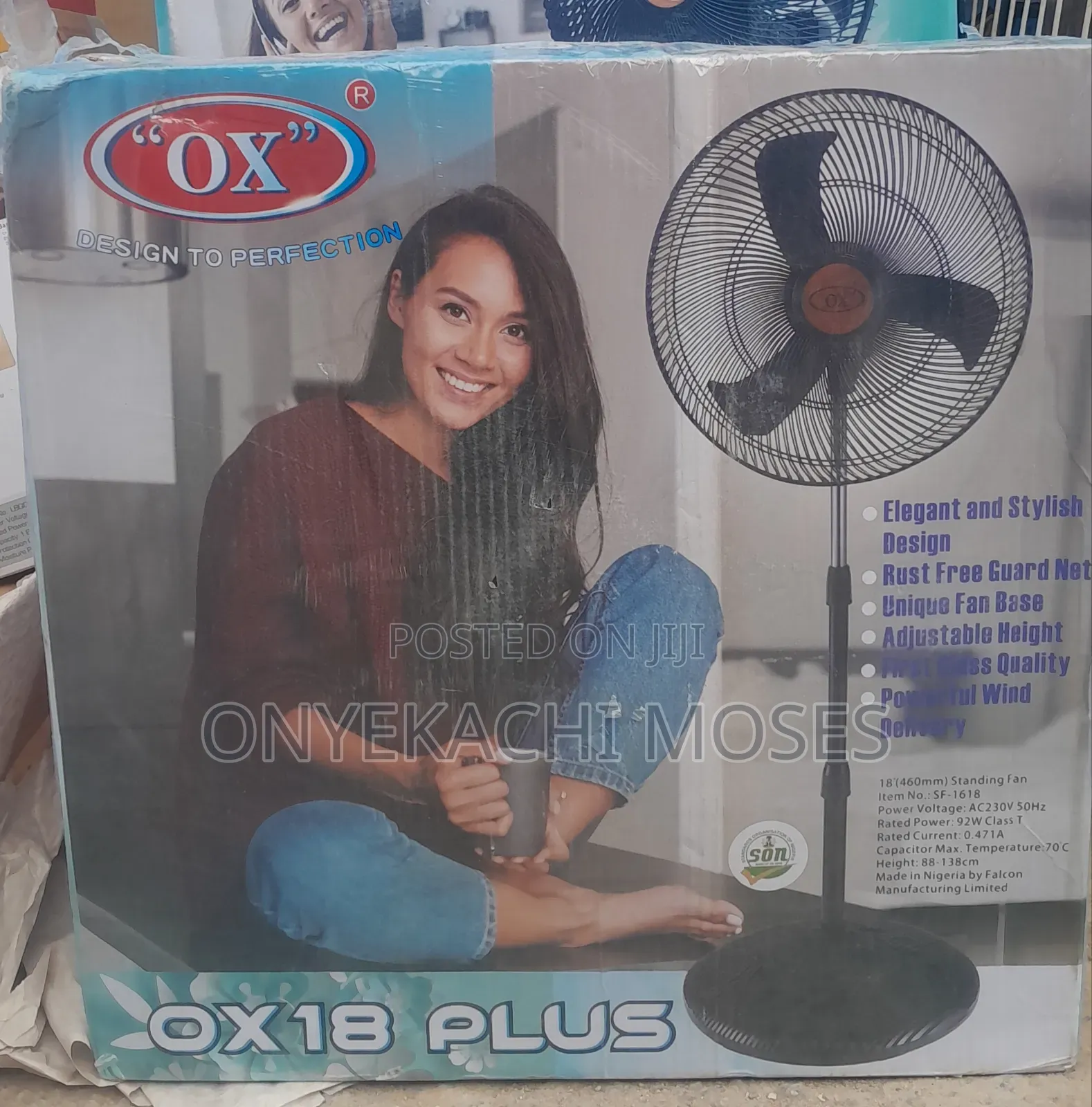 Ox 18 Inches Standing Fan