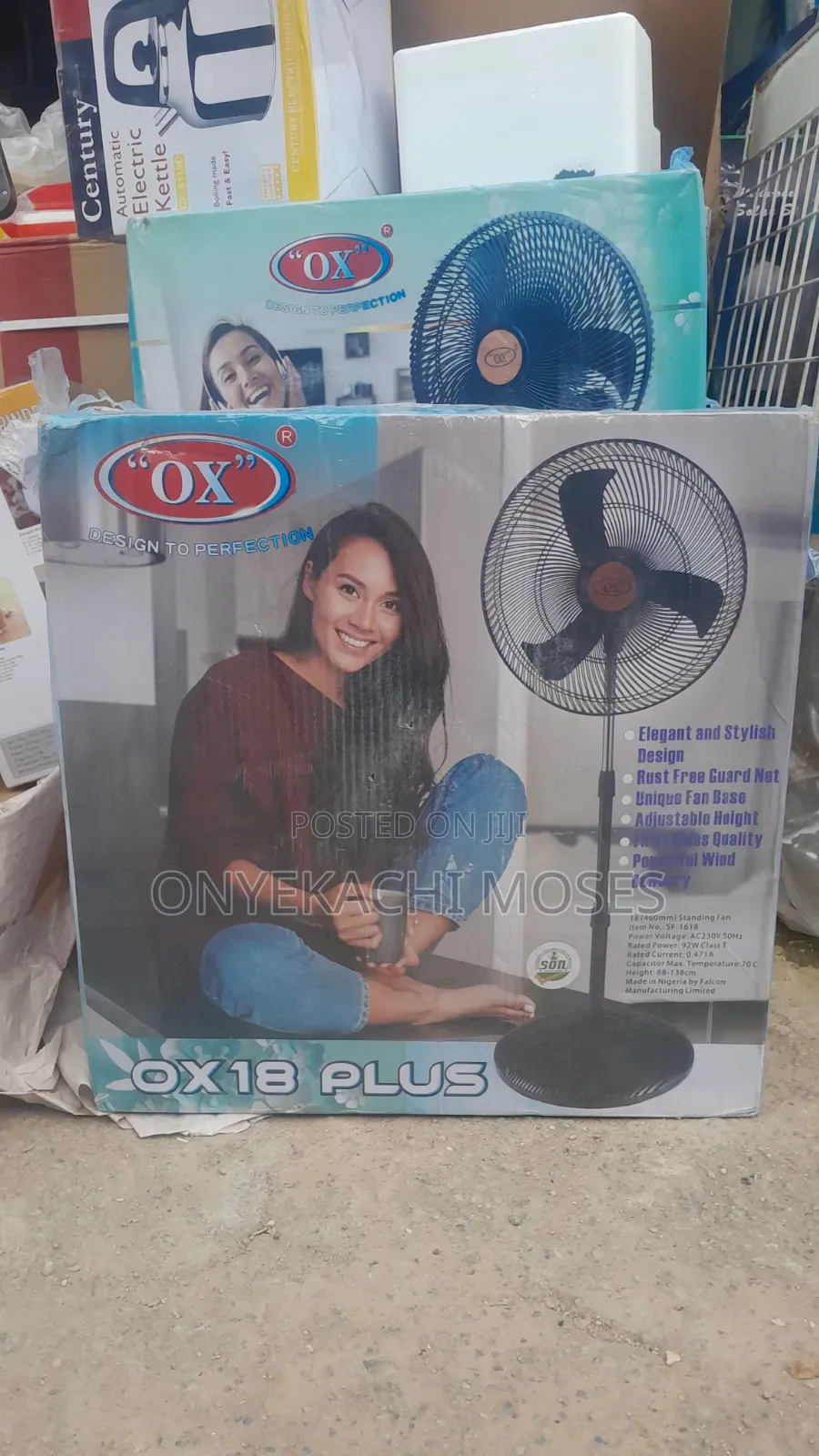 Ox 18 Inches Standing Fan