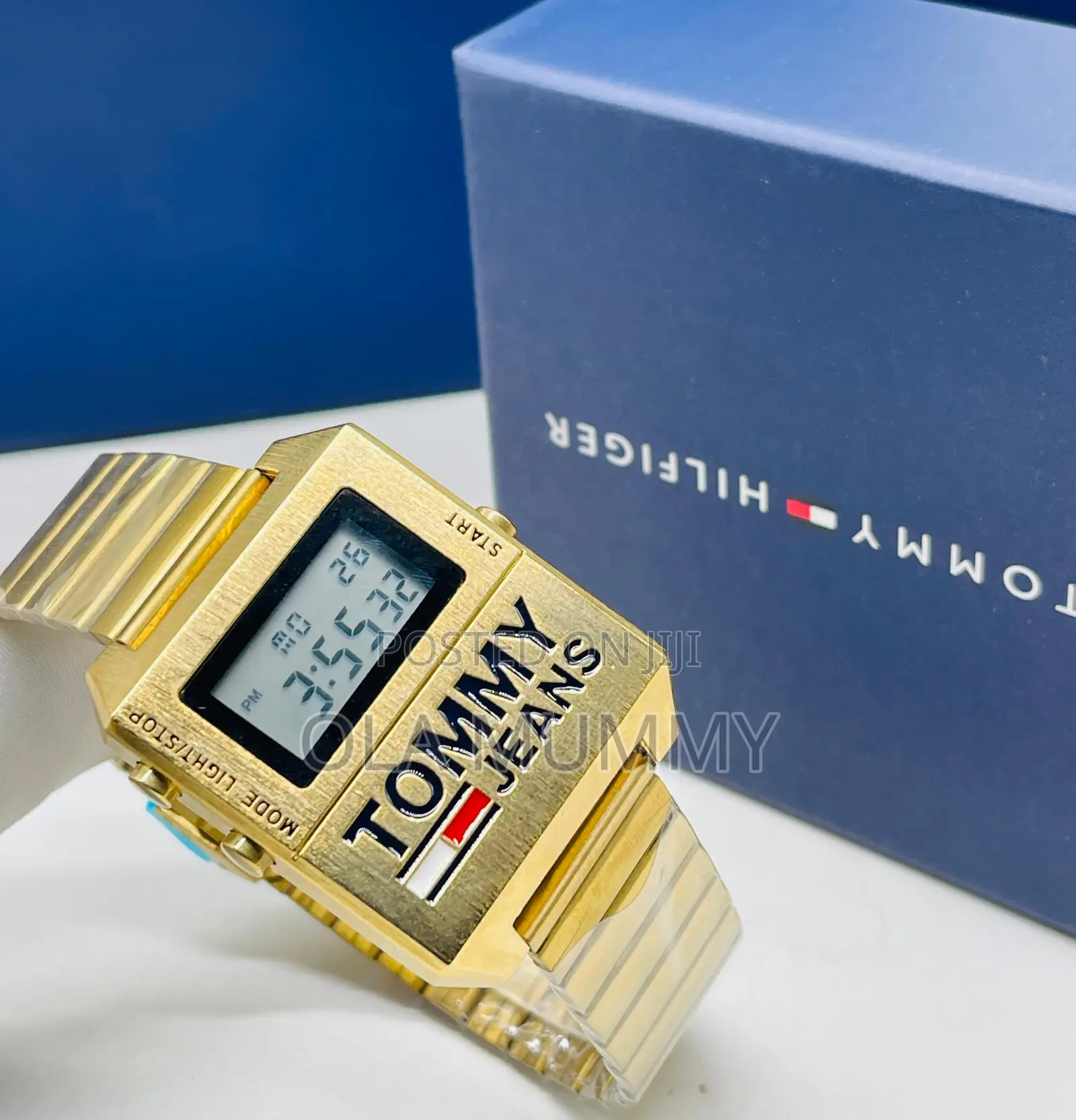 Tommy Hilfiger Linear Digital Chain Wristwatch