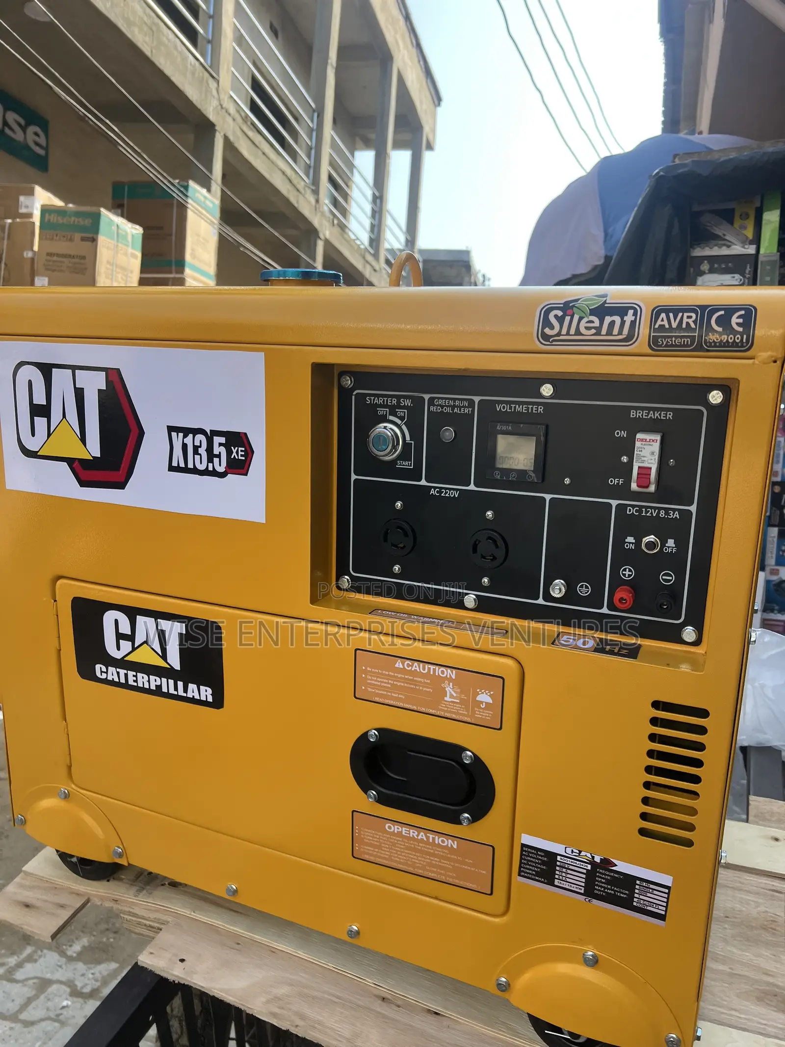 CAT X13.5 XE Silent Diesel Generator 13kva 100% Copper