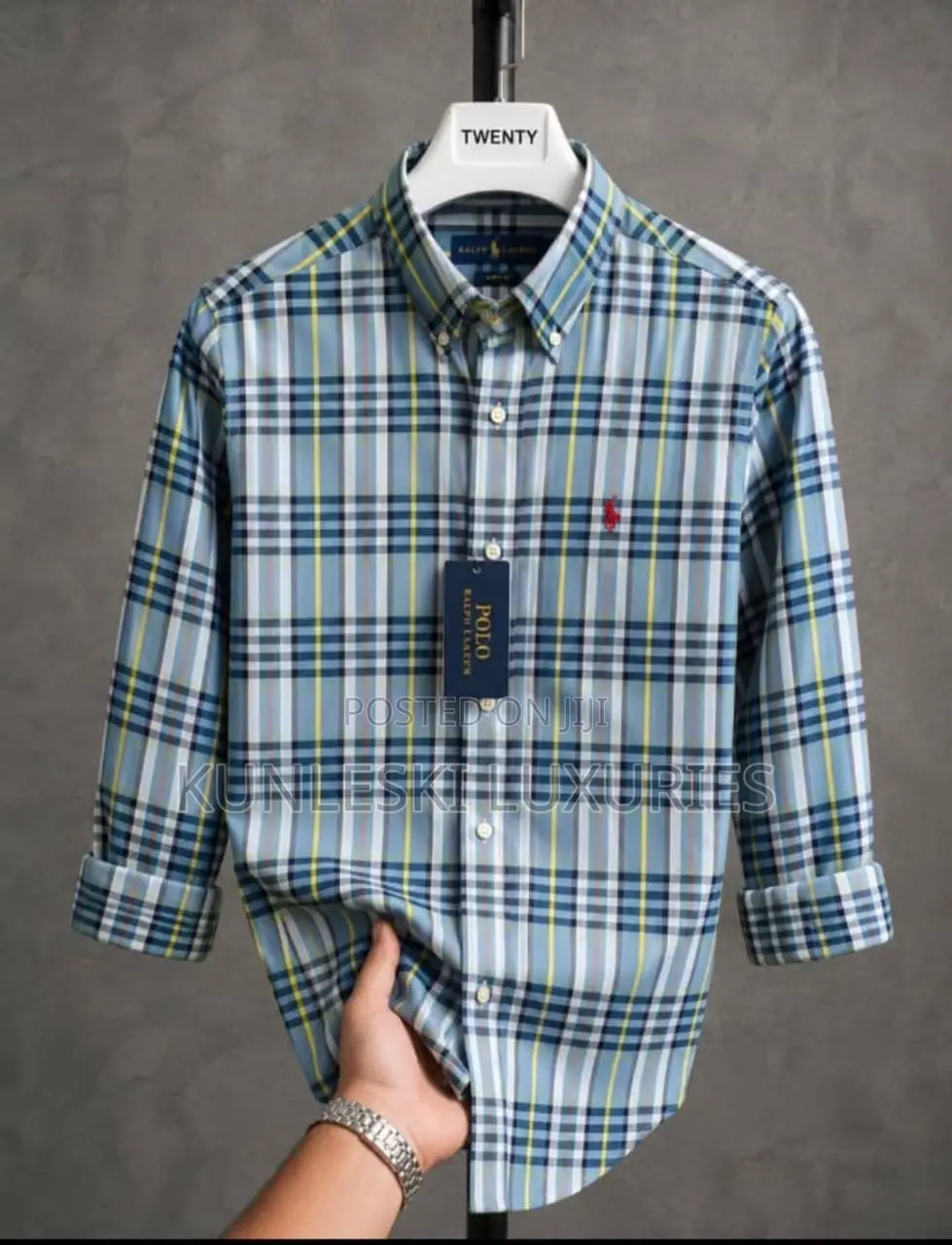 Original Polo Ralph Lauren Long Sleeve Checkers Shirt Collection