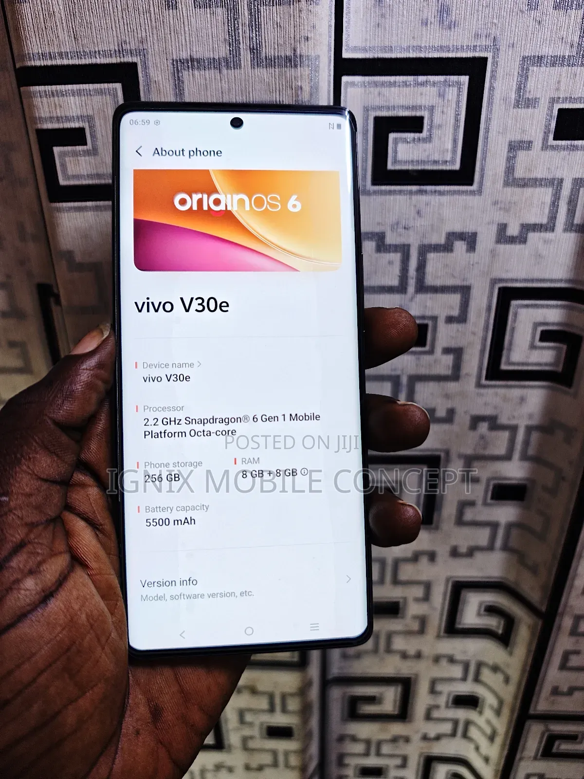 Vivo V30e 256 GB Purple