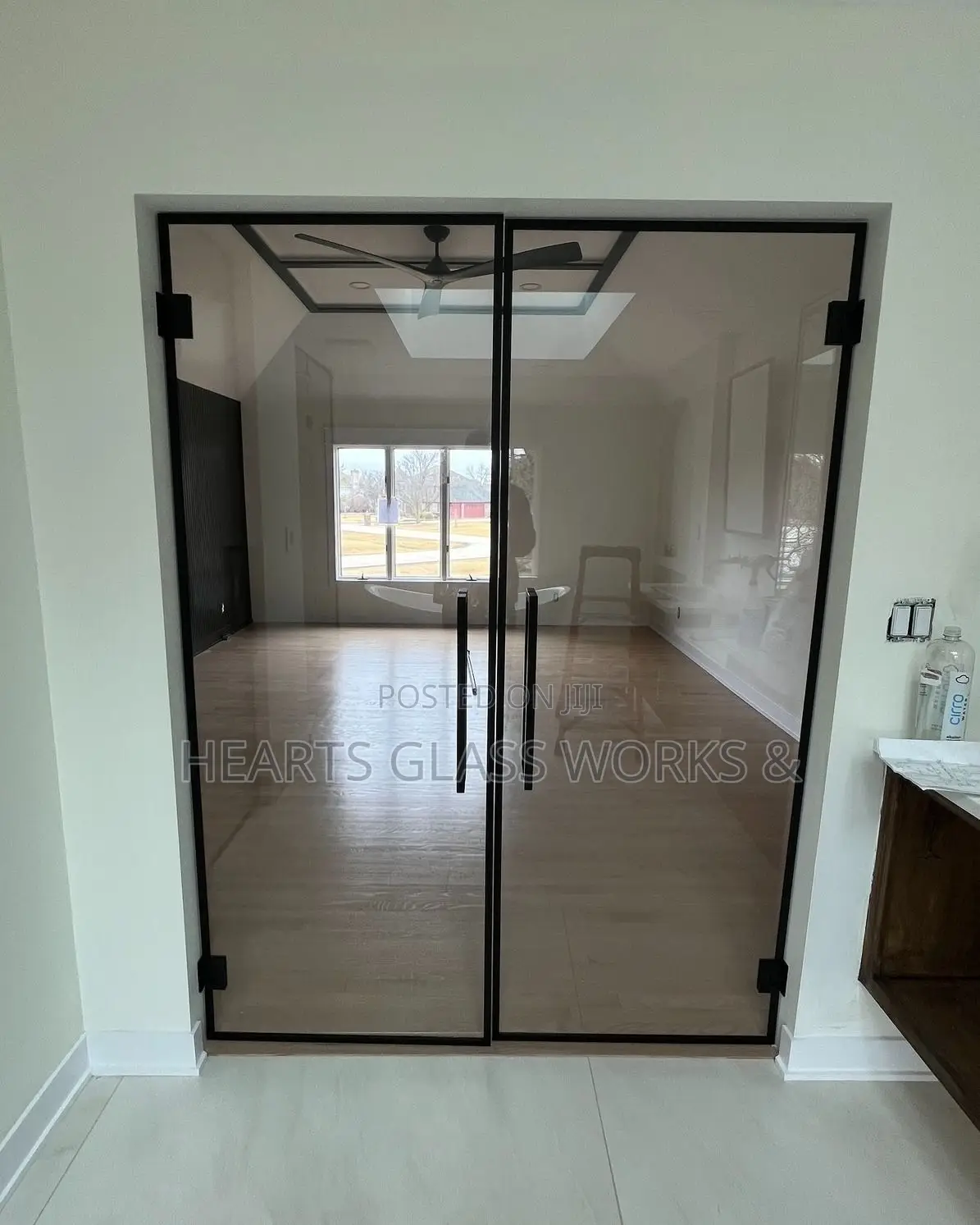 Swing Door Installed With 10mm Tempered Glass