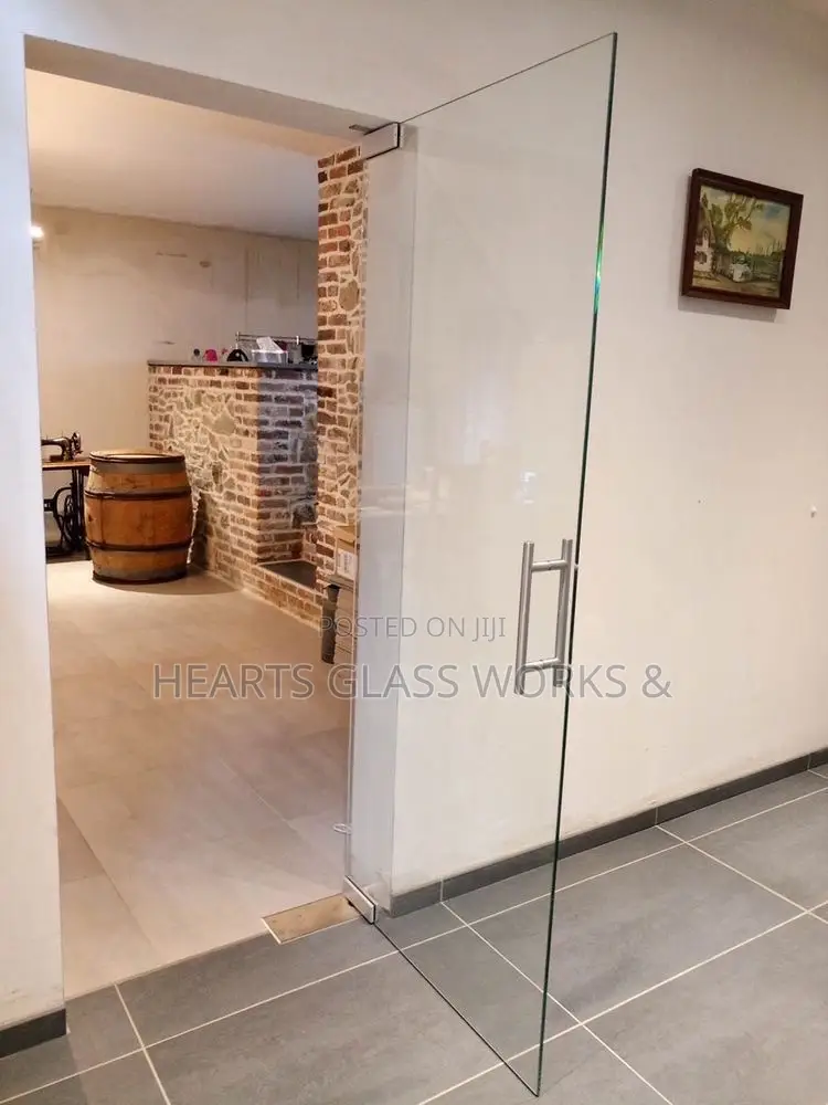 Swing Door Installed With 10mm Tempered Glass