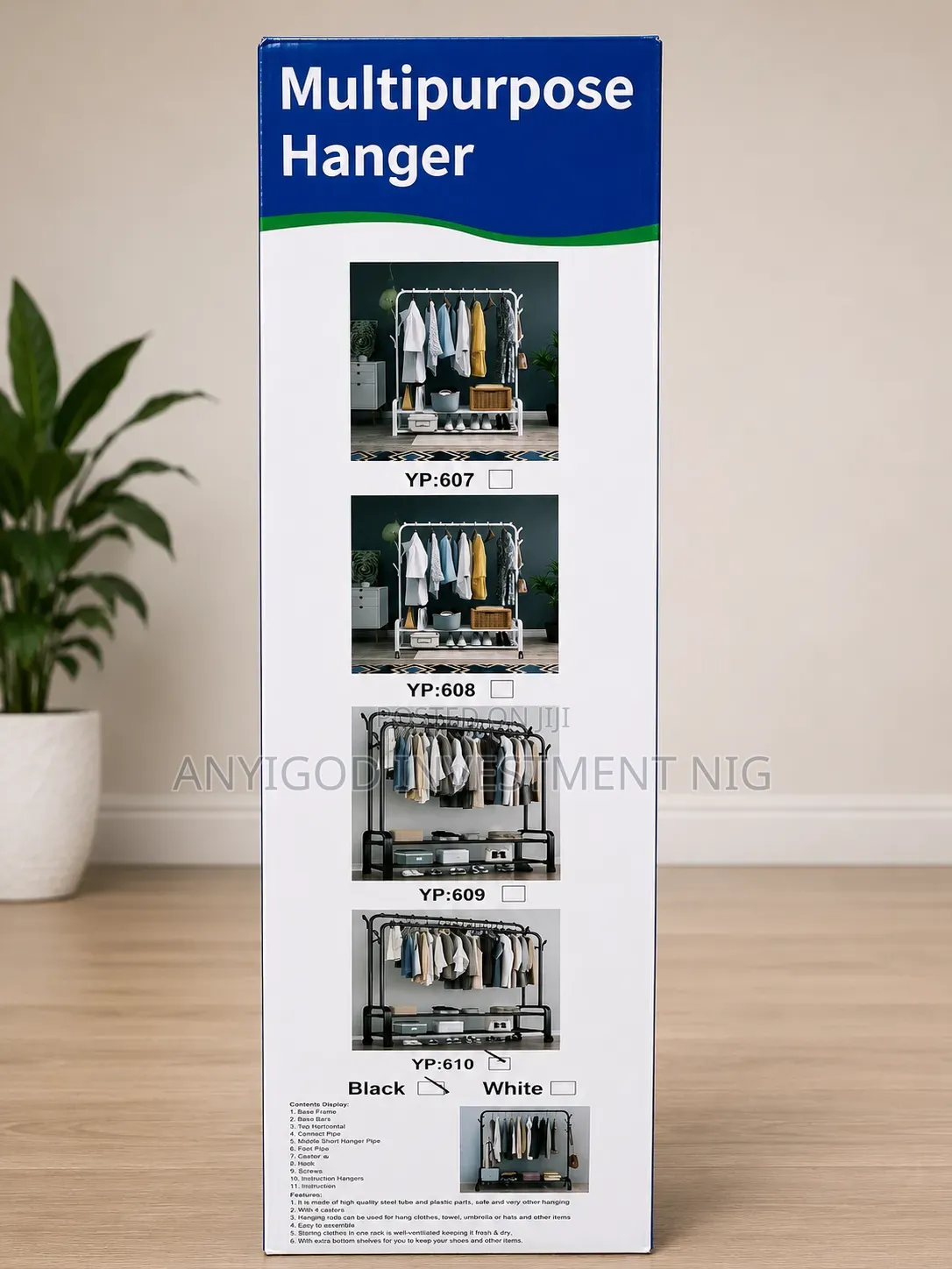 48kg Clothes Hanger With Wheels