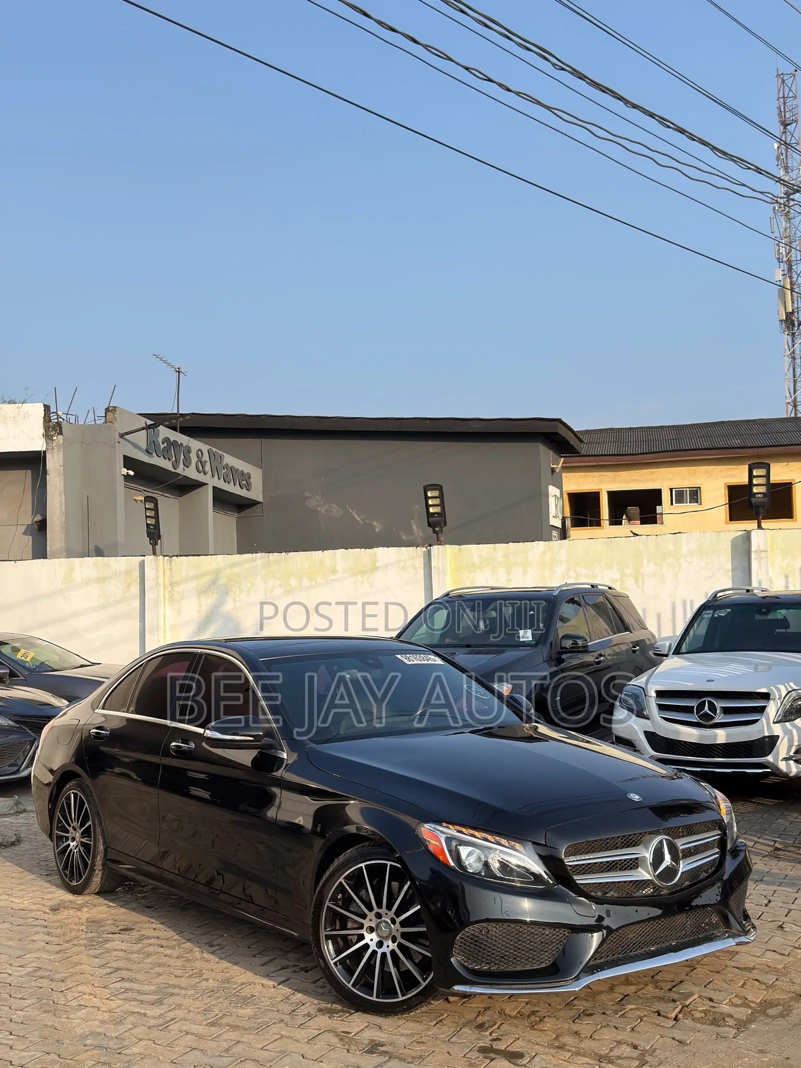 Mercedes-Benz C400 4Matic AWD Sedan (3.0L V6 7A) 2015 Black
