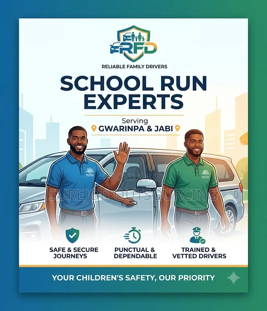 Reliable Family Drivers School Run Experts in Gwarinpa Jabi