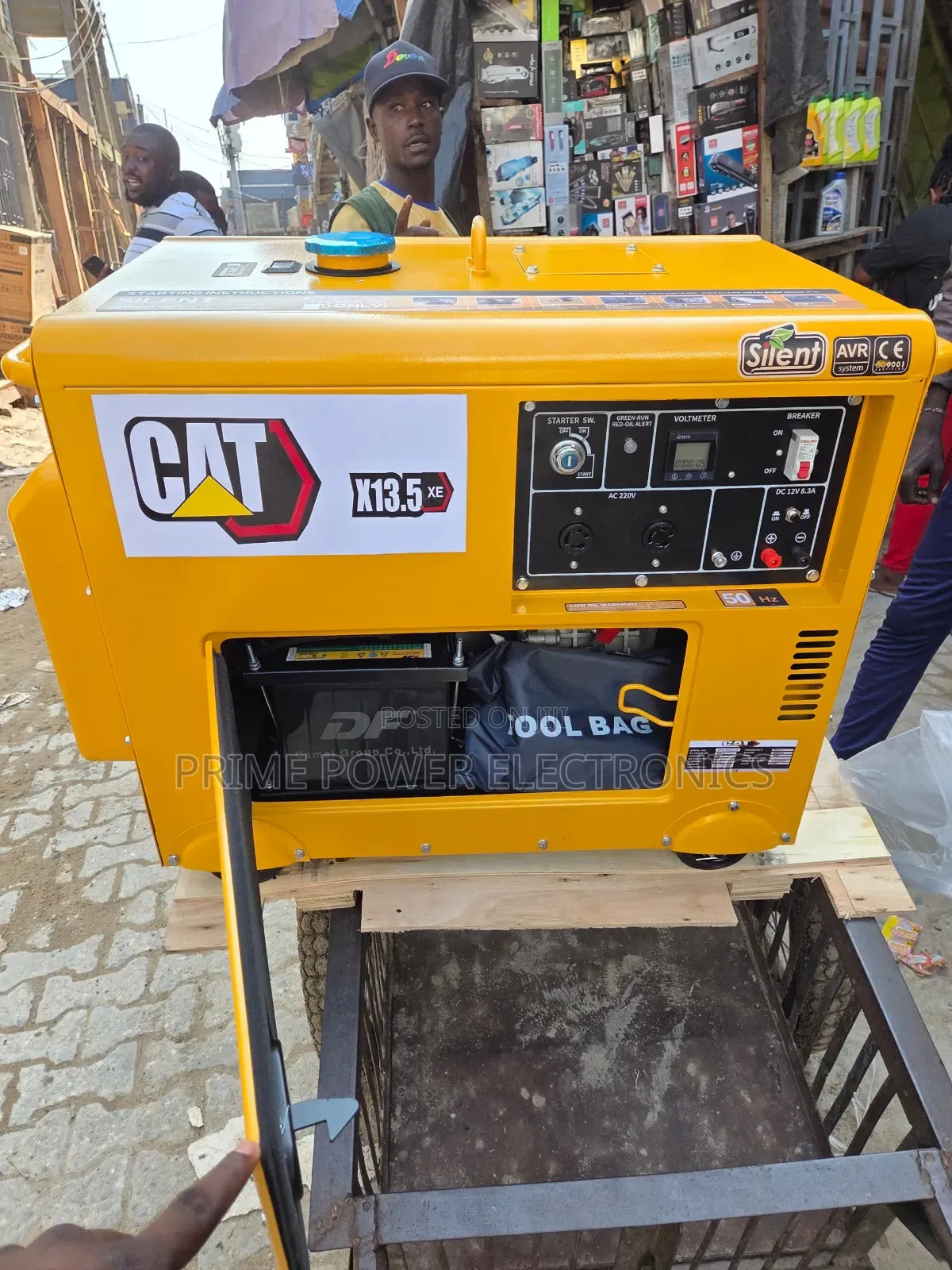 Heavy-Duty 13.5kVA CAT Soundproof Generator