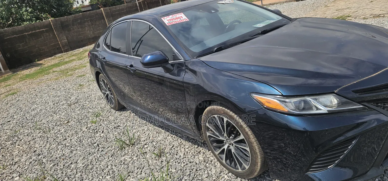 Toyota Camry SE FWD (2.5L 4cyl 8AM) 2018 Blue