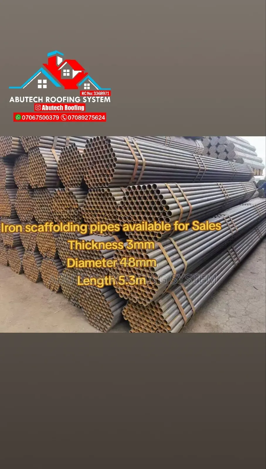 Iron Galvanized Stainless Steel Scaffolding Galvanized