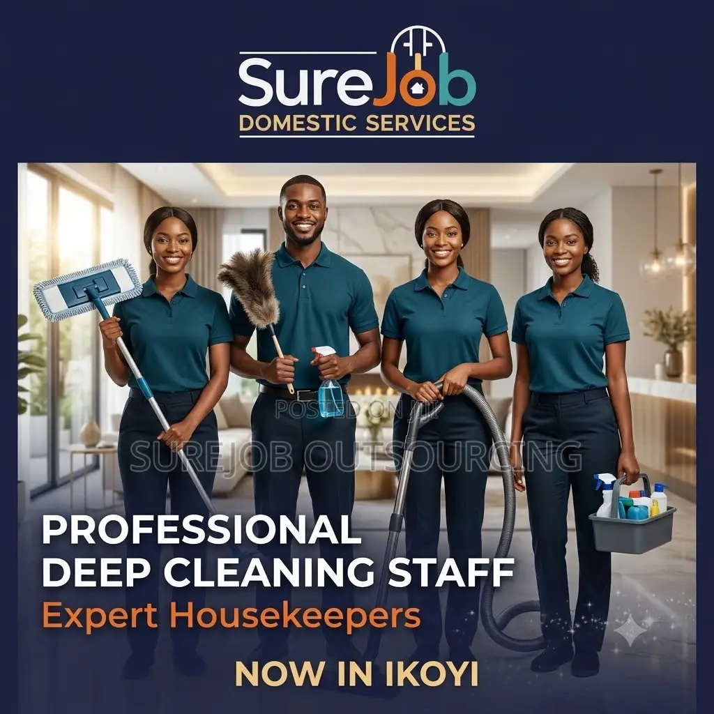 Professional Deep Cleaning Staff Housekeepers in Ikoyi