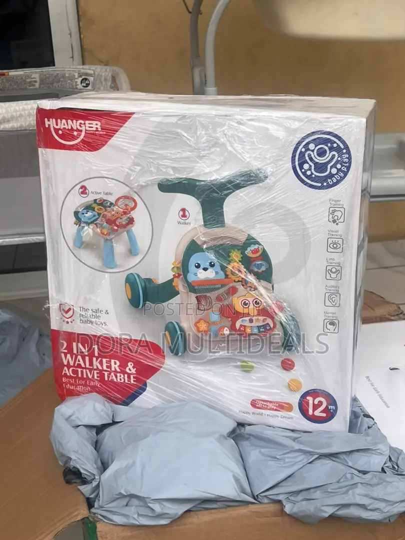 2in1 Walker Activity Table, Walk, Learn Play All in One!