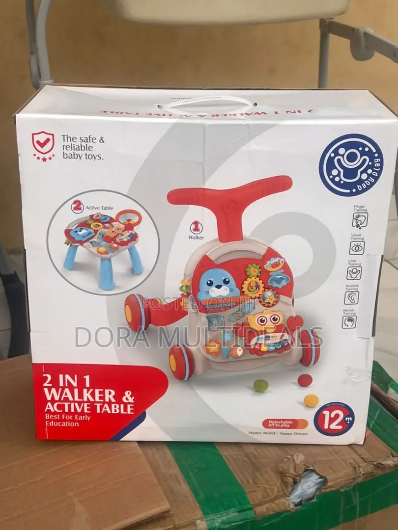 2in1 Walker Activity Table, Walk, Learn Play All in One!